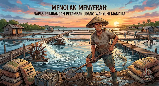 Menolak Menyerah: Napas Perjuangan Petambak Udang Wahyuni Mandira